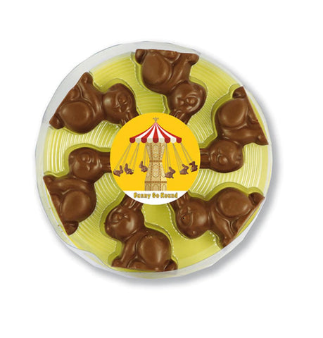 Bunny go round chocolate bunnies