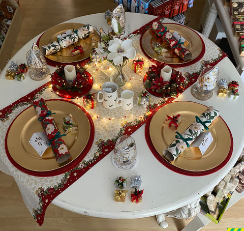 christmas table layout