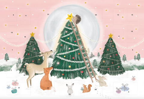 Woodmansterne 'Fairytale Animals' Advent Calendar