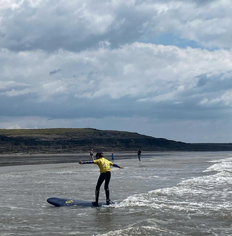 Surfing in Porthcawl