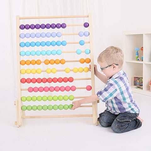 bigjigs giant wooden abacus maple