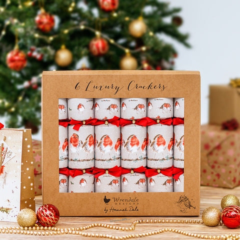 Wrendale Robin Christmas crackers 