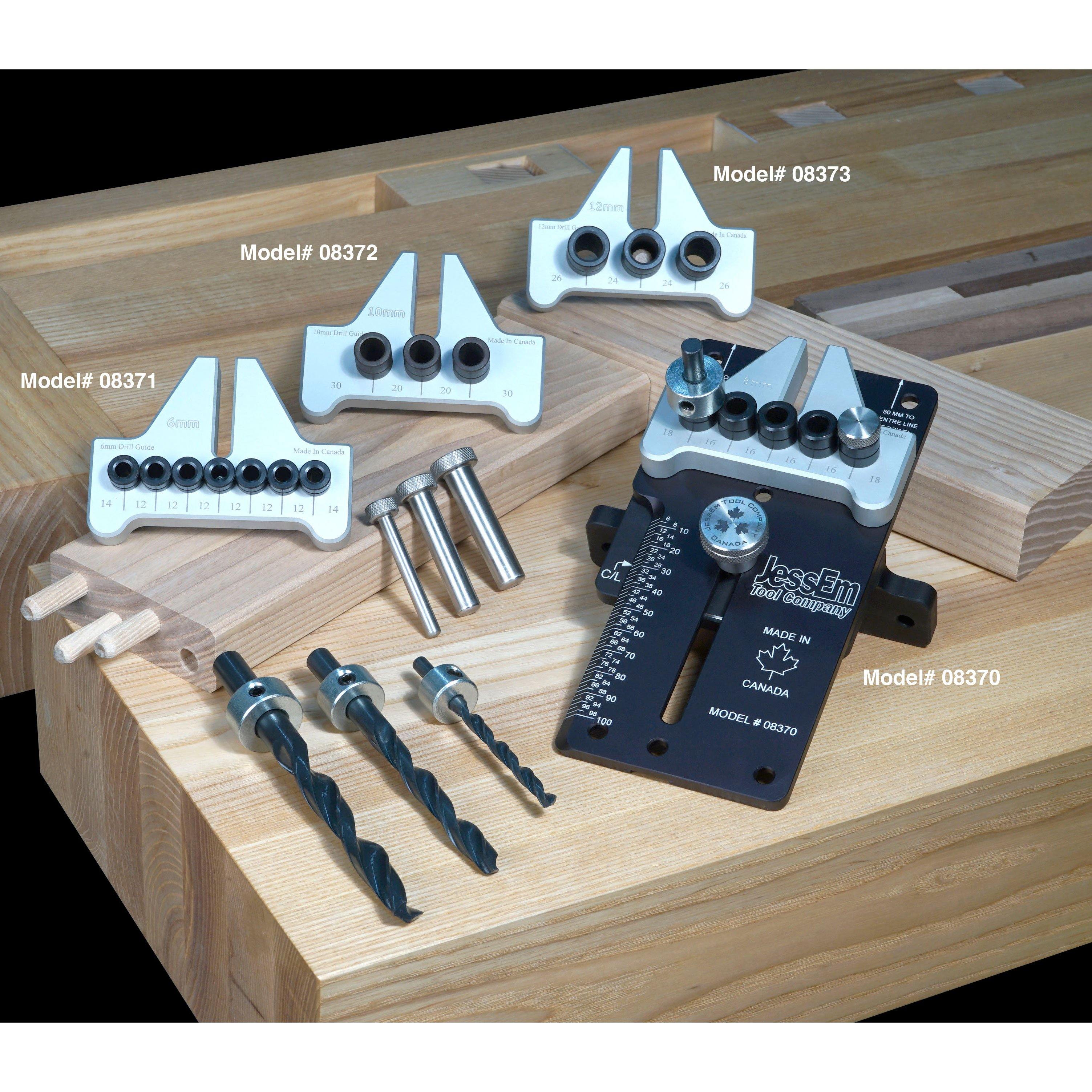 8mm Dowelling Jig with Main Body and Mounting Angle