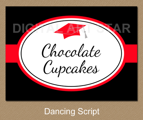 Dancing Script Free Font for Editable Party Printables