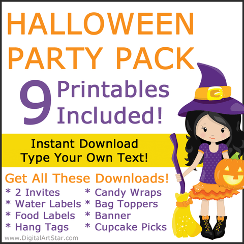 Halloween Party Pack Witch Party Decorations