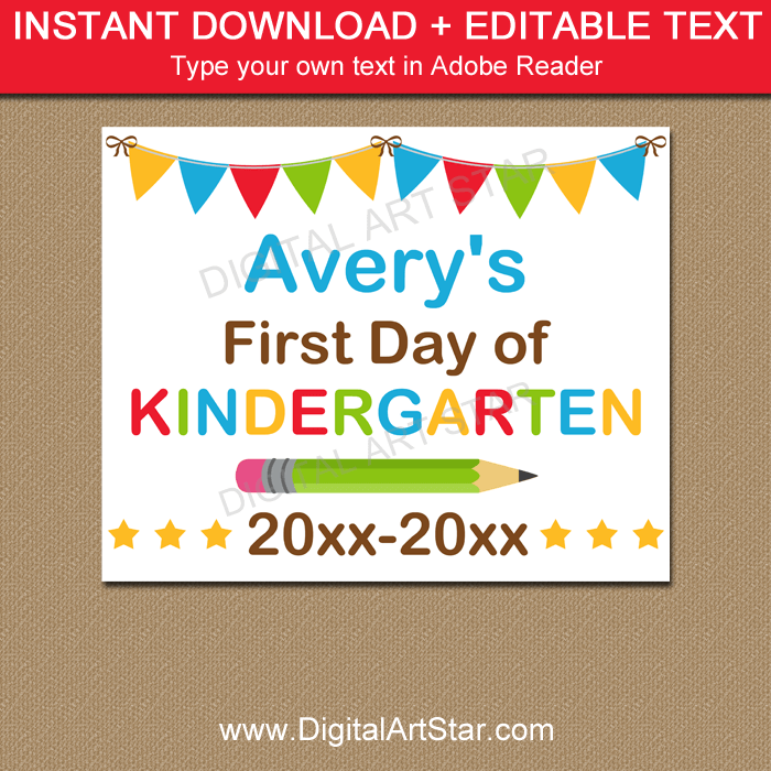 editable-first-day-of-kindergarten-sign-printable-digital-art-star