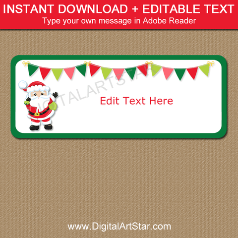 Cute Christmas Address Labels 30 Per Sheet