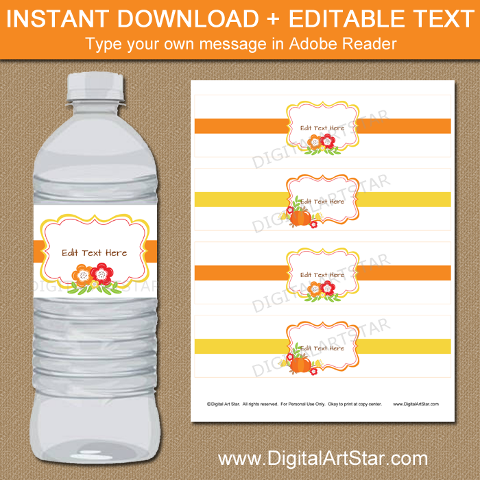 Wedding Water Bottle Labels Template Free from cdn.shopify.com