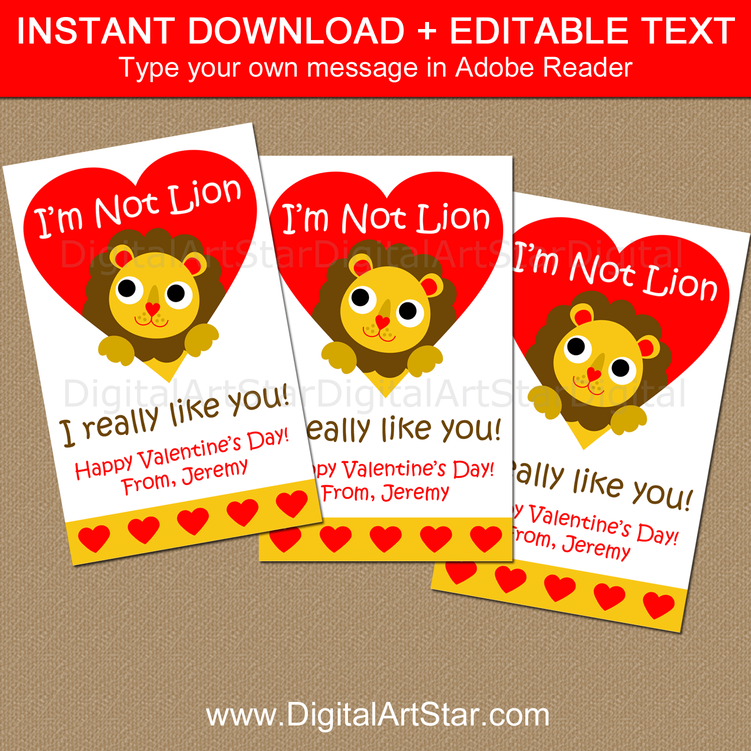 lion-valentine-s-day-card-template-digital-art-star