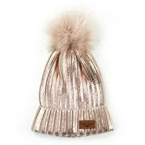 Glacier Knit Pom Hat - Multiple Options - Plain & Fanci Boutique