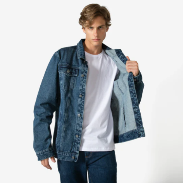 jaqueta jeans, essencial masculino