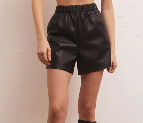 Tia Faux Leather Short (Z Supply)