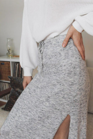 Soft Knit Midi Skirt
