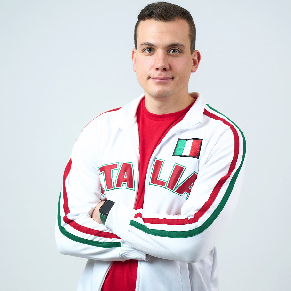 Image of White Italia Track Jacket