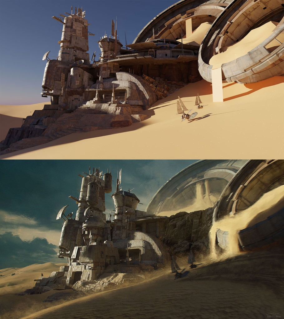 Building a Sci-Fi Stronghold in the Desert with Daniel Dana – KitBash3D