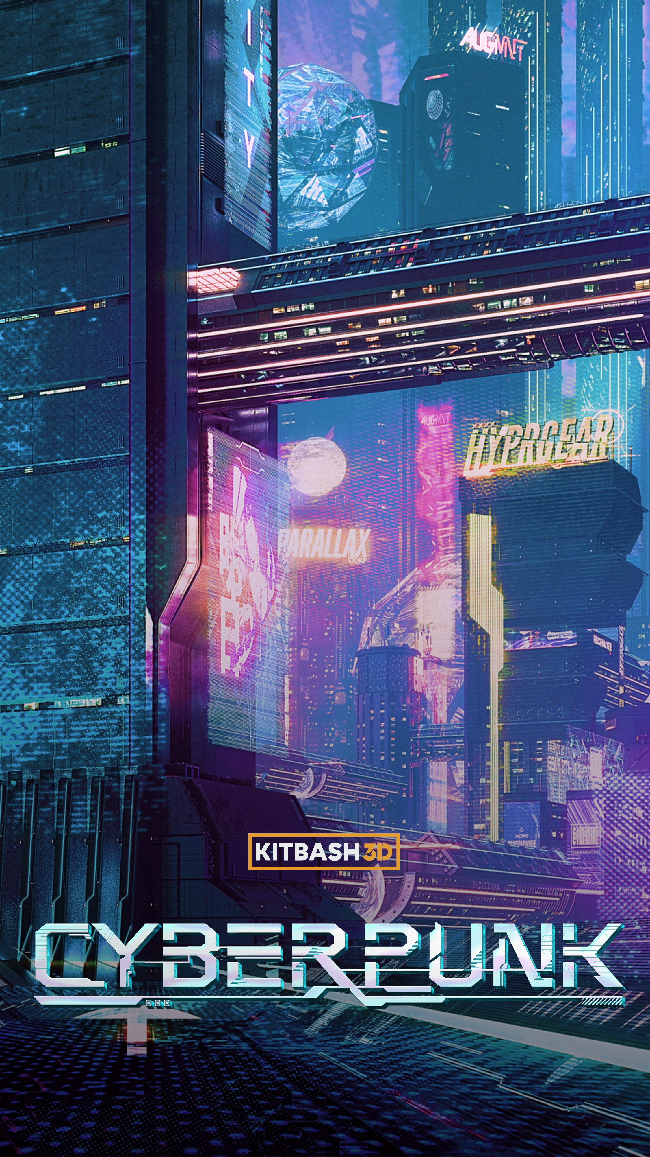 Premium AI Image  Cyberpunk styled woman on city background