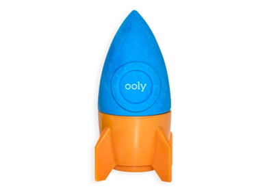 Blast Off Eraser & Pencil Sharpener in Blue/Orange