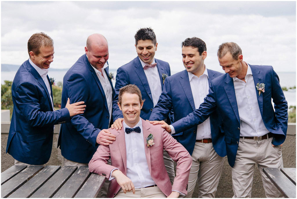 Jess & Evan's Lorne Wedding | Men's Formalwear Melbourne – Menzclub