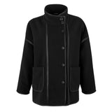 Jasmine Coat - Jet Black