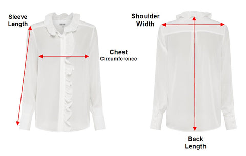 Parisian Shirt Explanation Chart