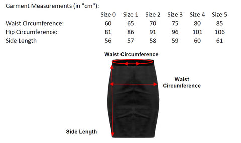 Trivett Skirt Measurement Chart