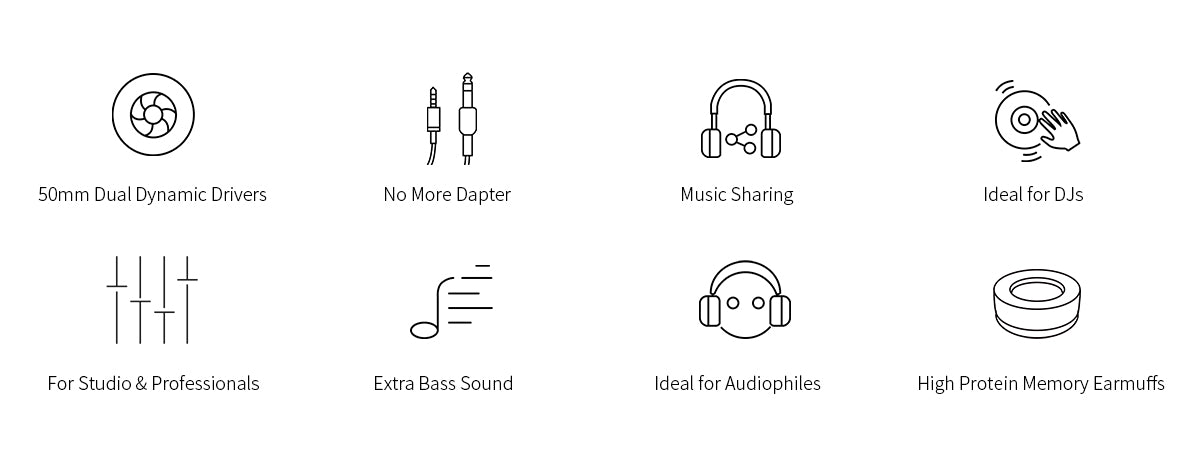 oneodio studio pro 30 wired headphones