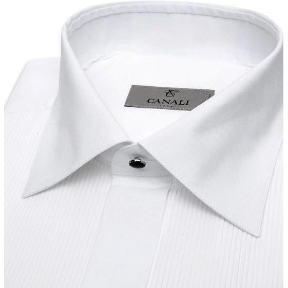 white dinner shirt