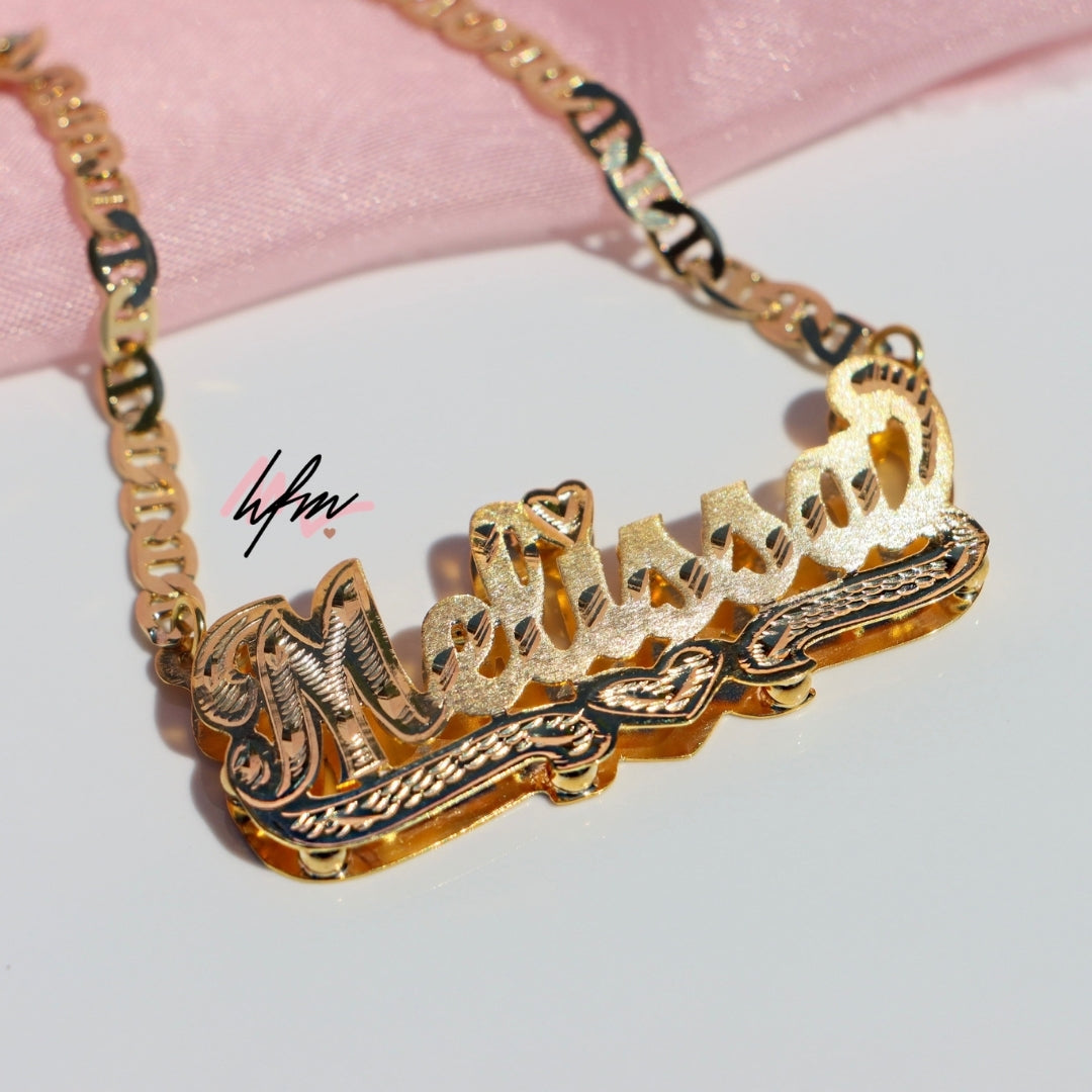 Custom Gold-Plated Personalized Name Bracelets – Digital Dress Room