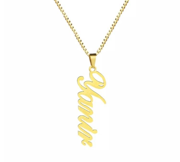 Double Plated Name Necklace Vendor