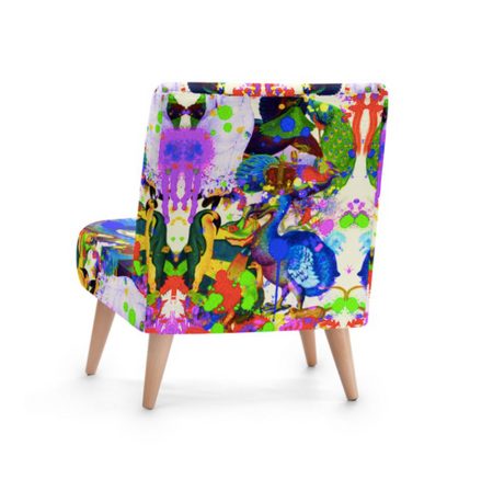 SEA LIFE PAINT OCCASIONAL CHAIR