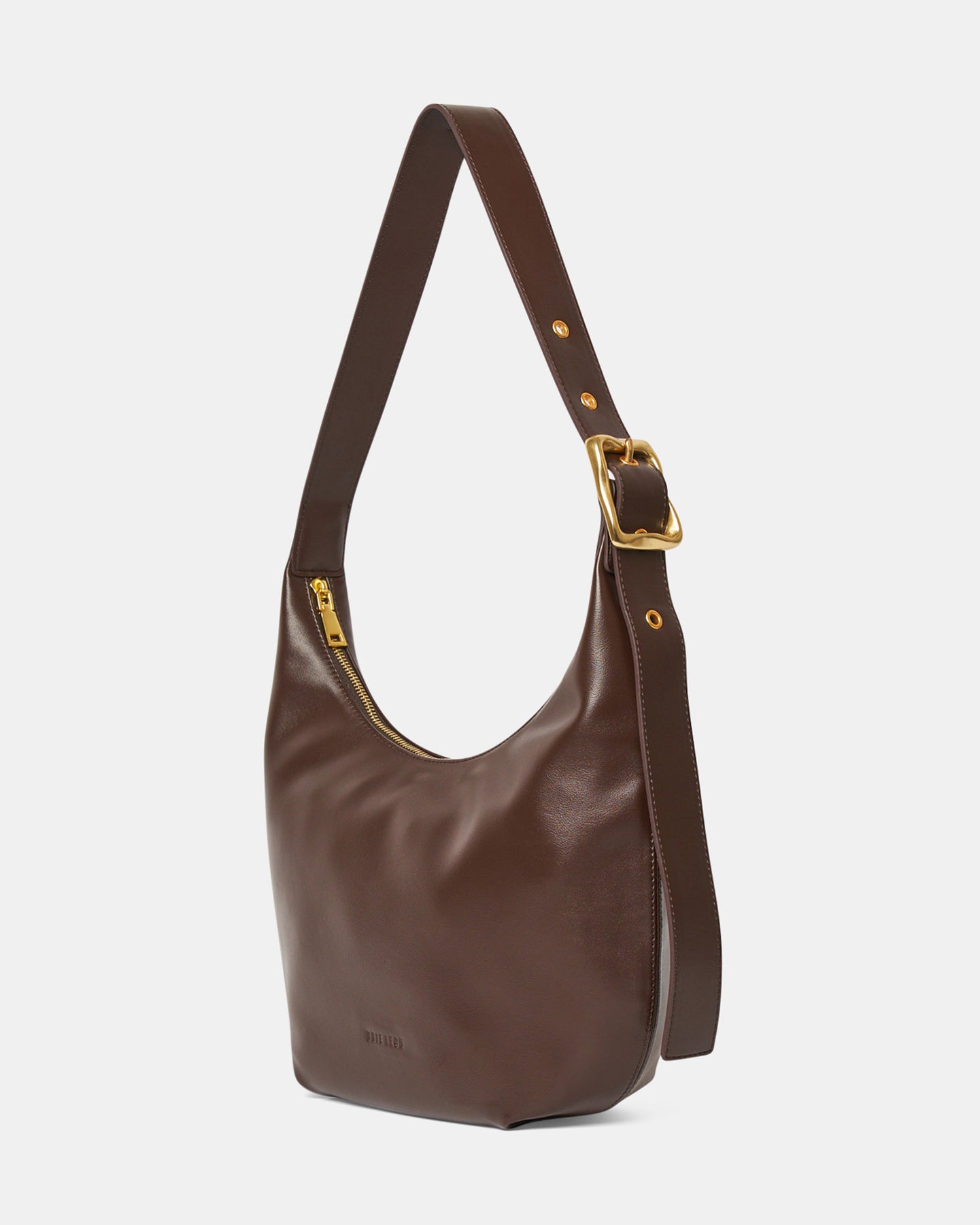 BROWN LEATHER HOBO Bag Oversize Shoulder Bag Everyday 