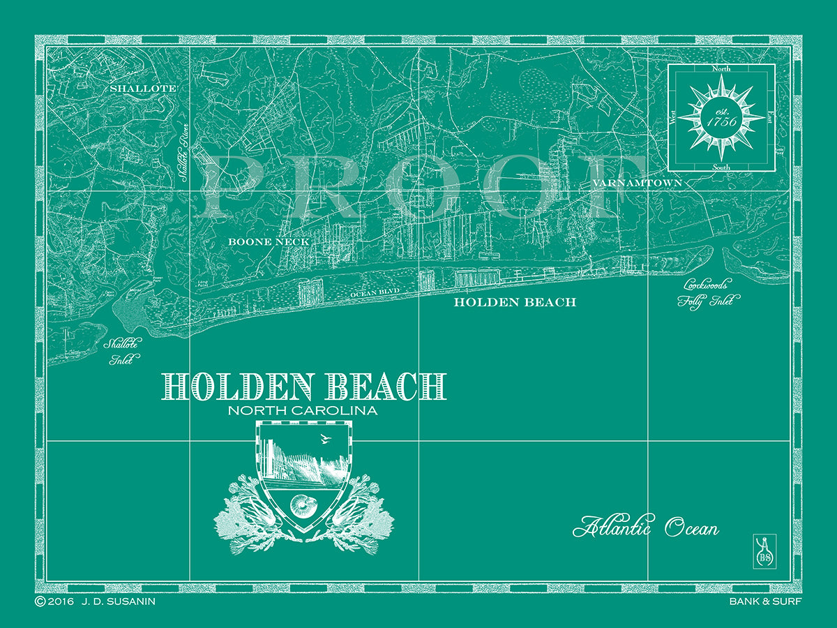 Map holden beach