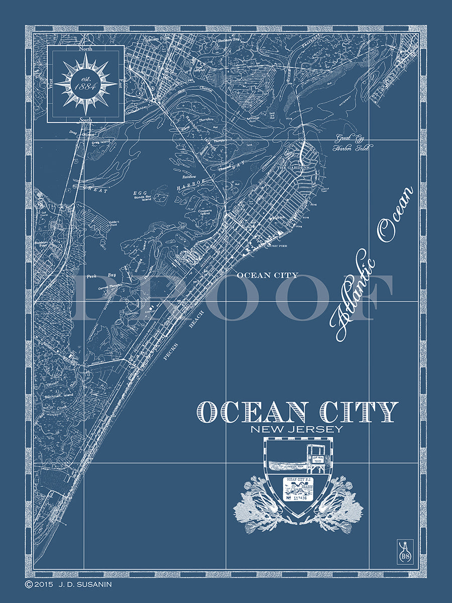 Map Of Ocean City Nj Maping Resources