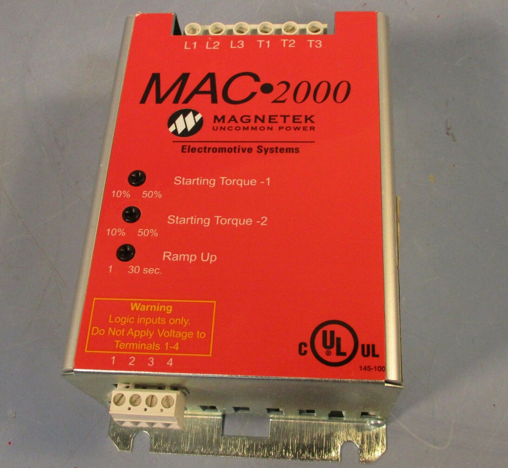 MAC 2000 MAC 2024 Soft Motor Starter Control MAC2024 NWOB