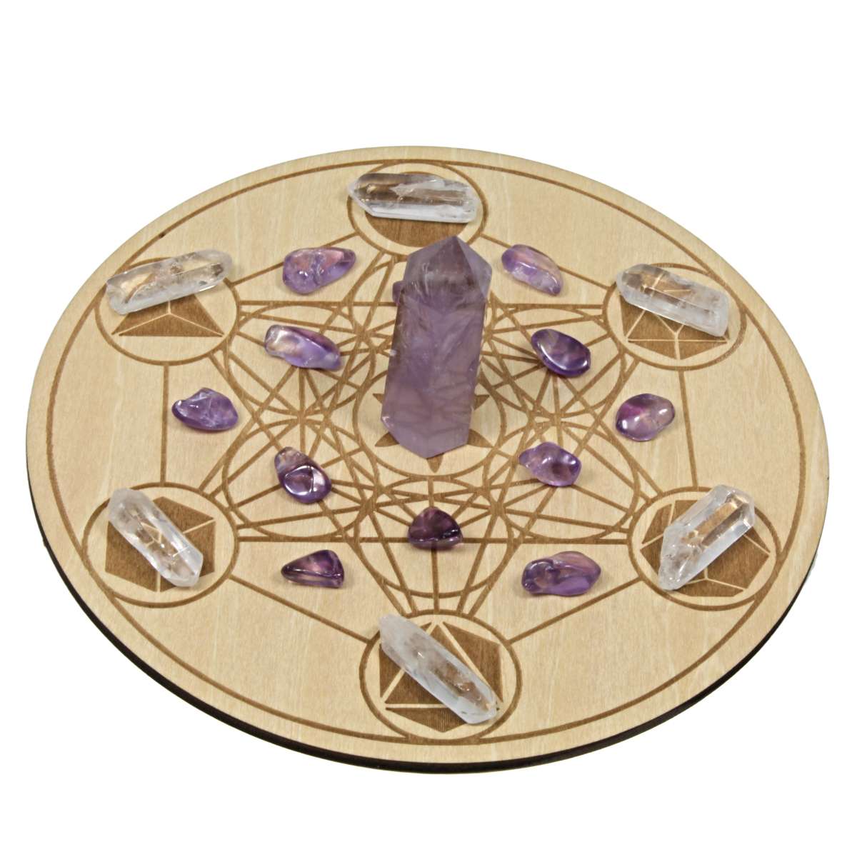 whole sale wood crystal grids board