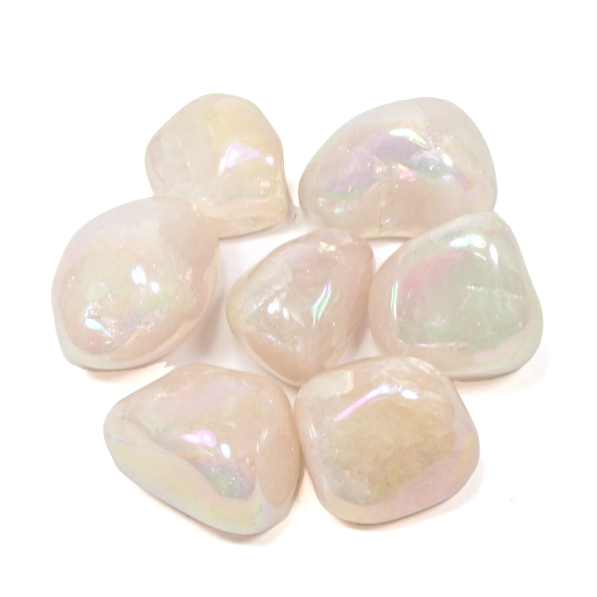 aura rose quartz heart