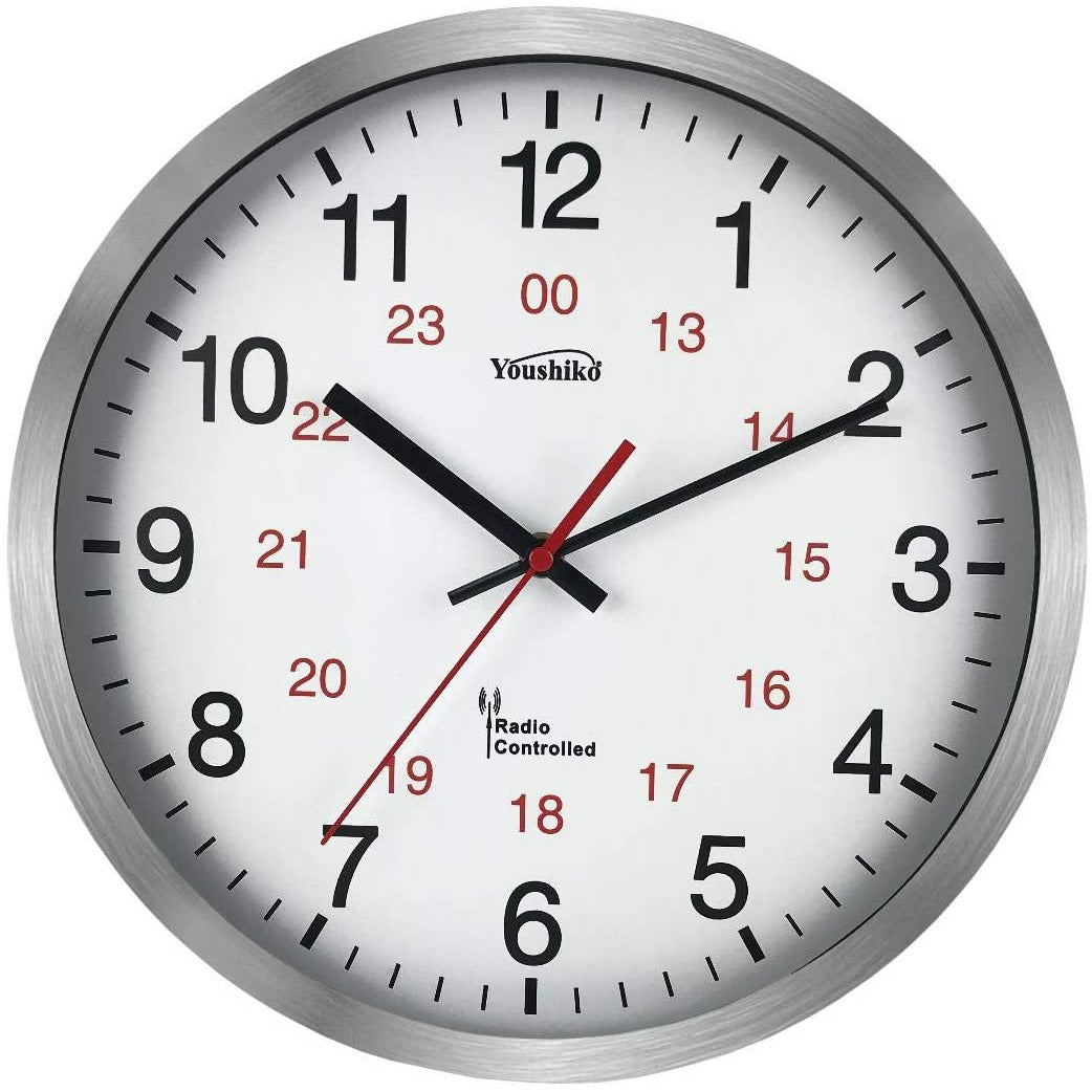 Radio Controlled Wall Clock Official Uk And Ireland Version Premium Q
