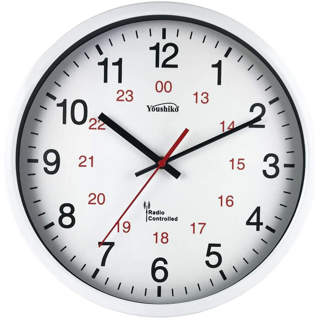 Radio Controlled Wall Clock Official Uk Ireland Version