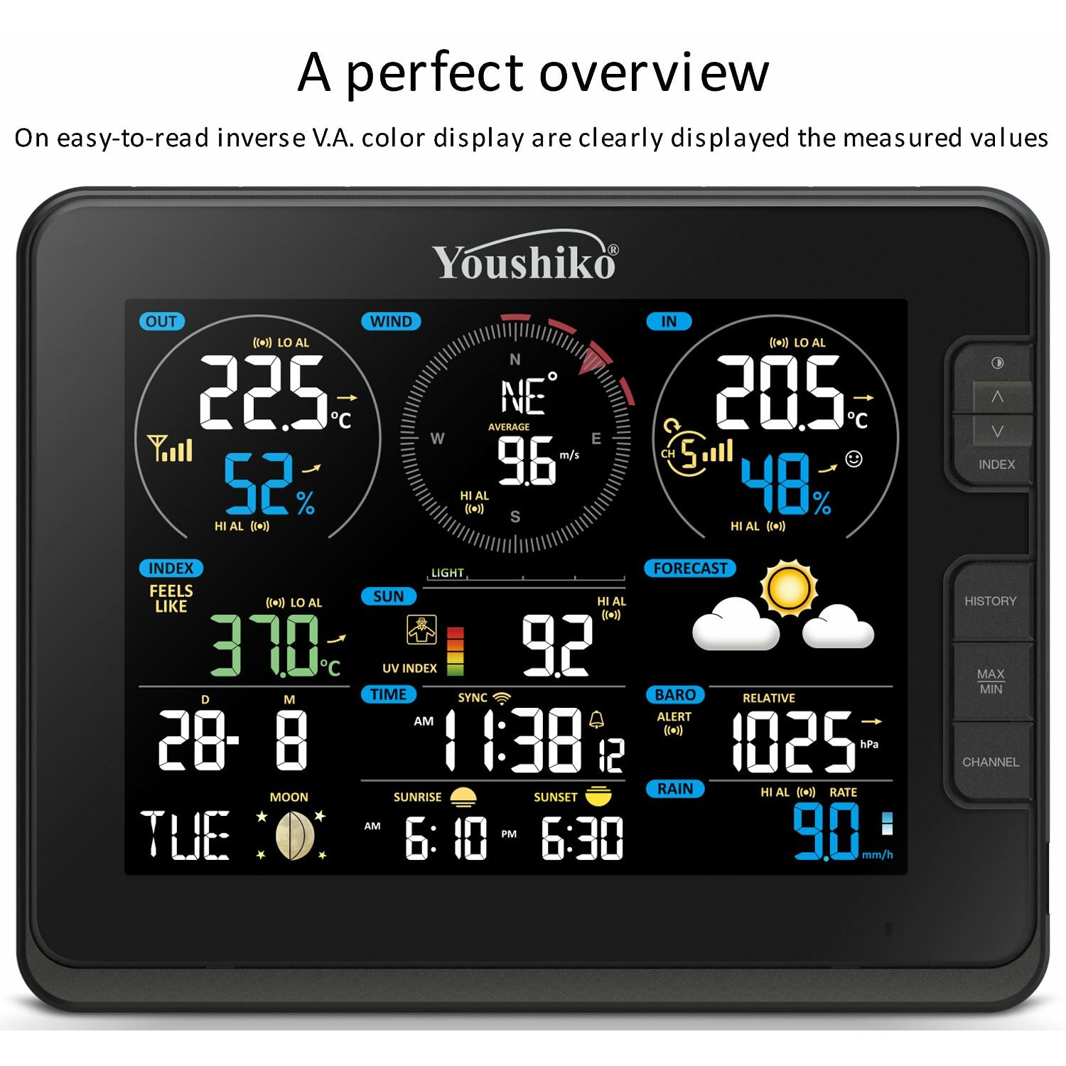 youshiko wifi weather station with wunderground