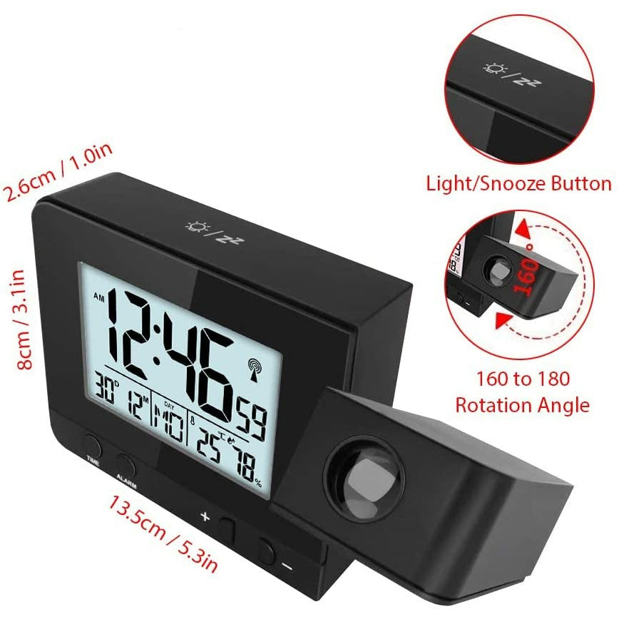 Youshiko Radio Control Projection Alarm Clock