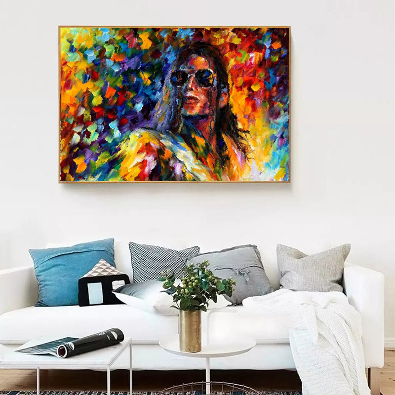 Oil Painting Picture Canvas Painting Famous Star Michael Jackson Home Decoration Printing On Canvas