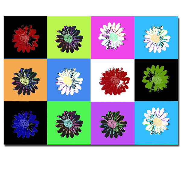 Andy Warhol Flowers Poster And Nice Ideas Of Pop Art Flower Posters Ar Discount Canvas Print