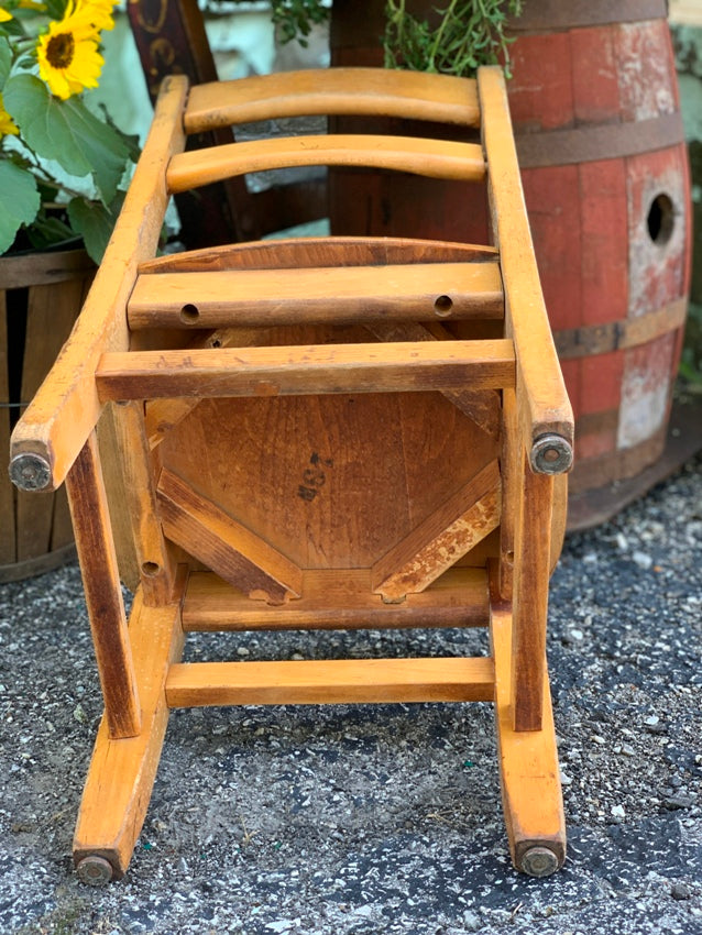 antique childs chair