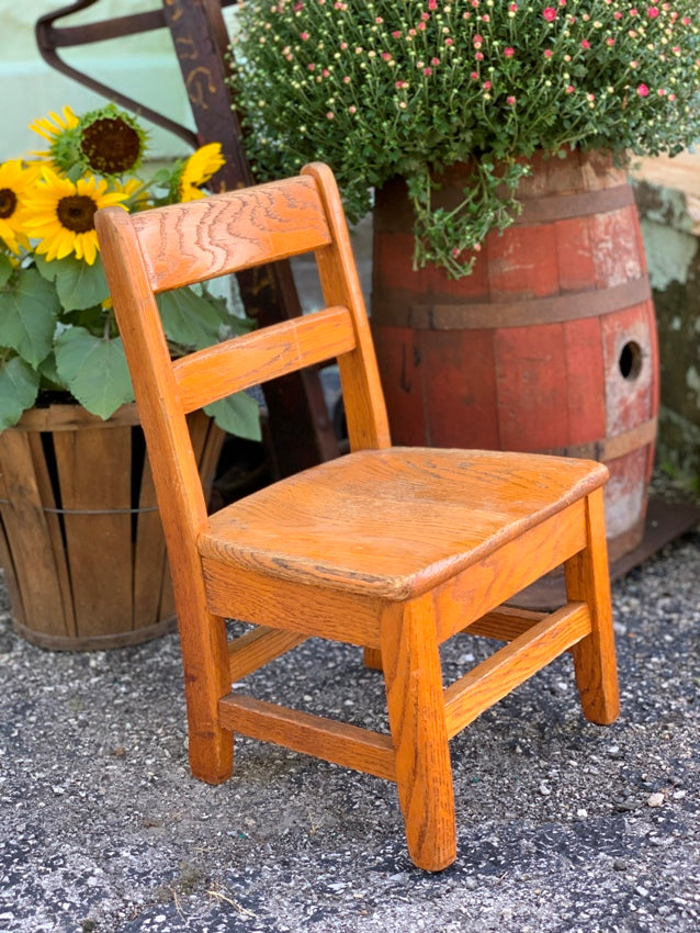 antique childs chair