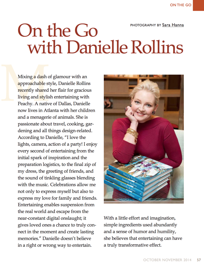 Peachy the Magazine On the Go with Danielle Rollins