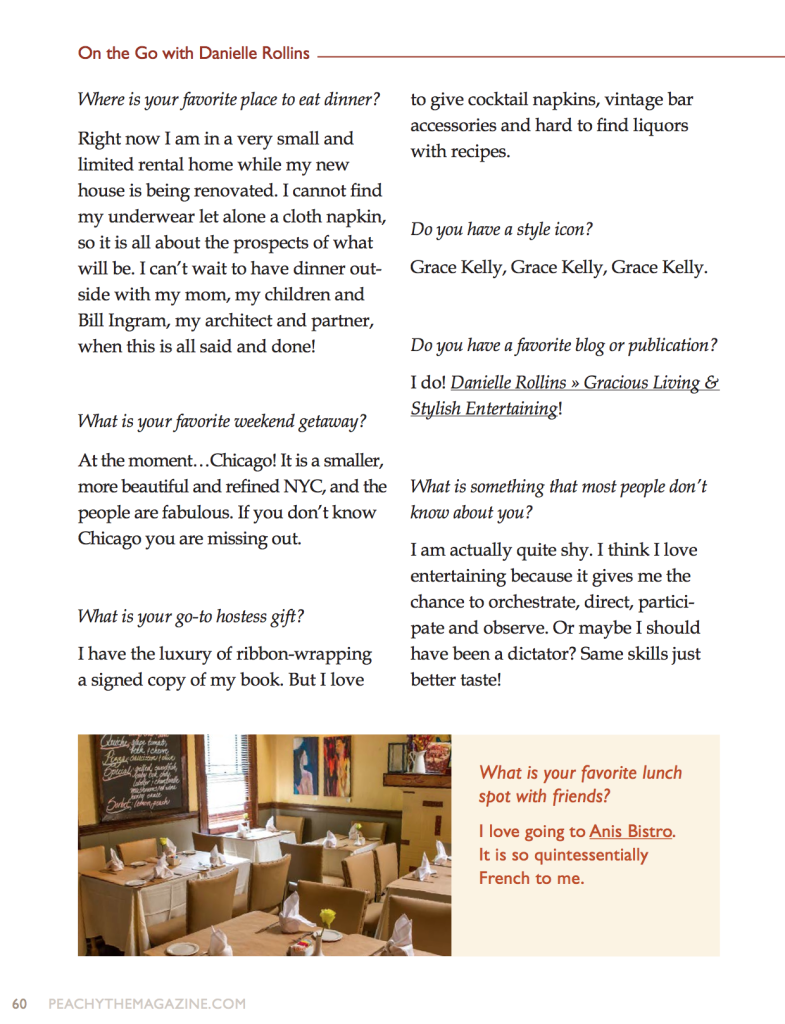 Peachy the Magazine On the Go with Danielle Rollins