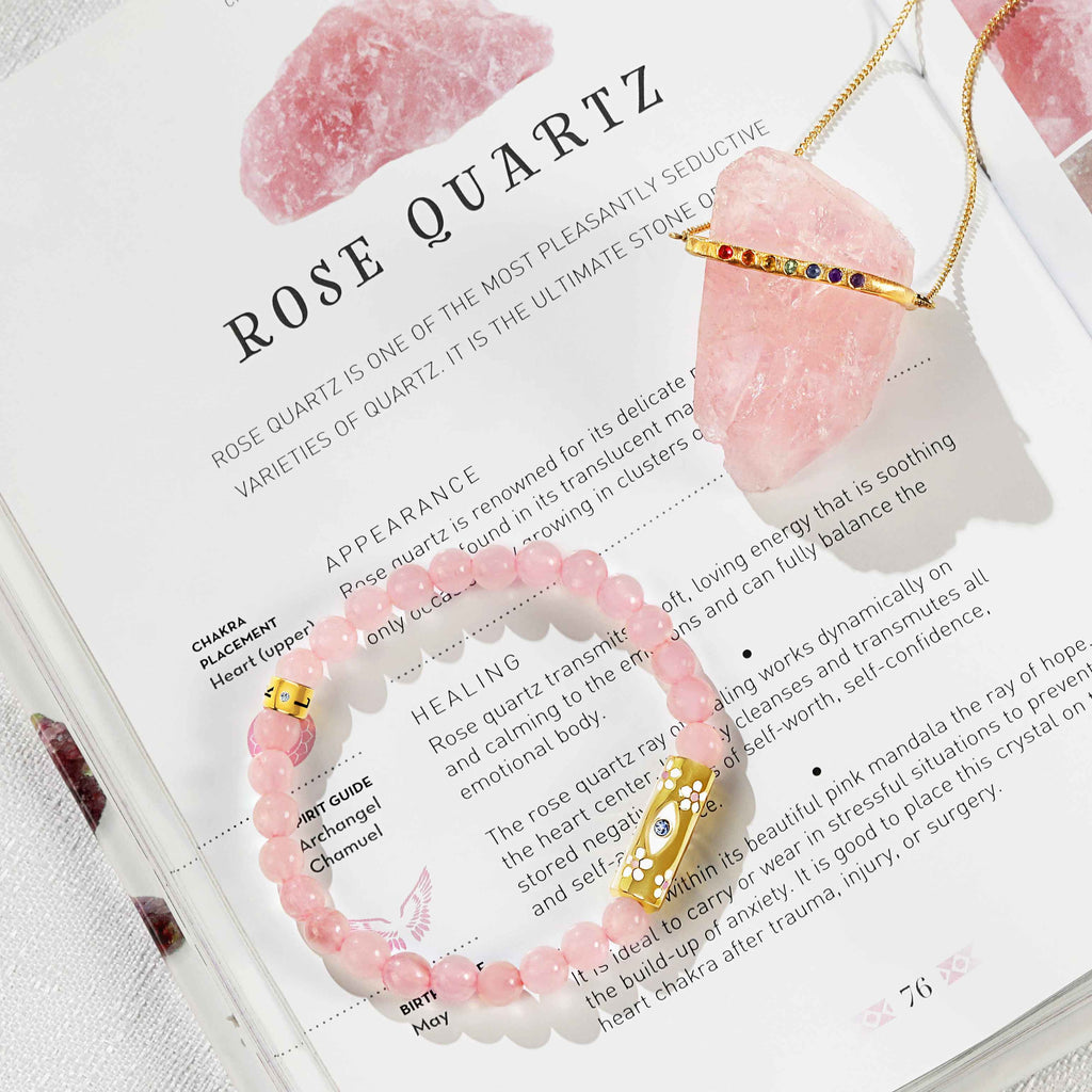 LOTONJT Rose Quartz Bracelet Feng Shui Wealth Crystal Bracelet Rabbit Charm  Zodiac Animal Talisman for 2023 Multigem 8Mm Bangle Vacation Jewelry Love  Amulet Luck Money : Amazon.co.uk: Fashion