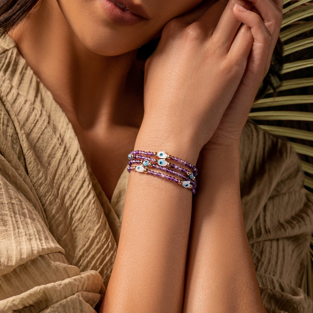 Intuition Amplifier - Amethyst Stone Bracelet