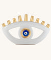 Picture of Brilliant Faith Ceramic Evil Eye Menorah