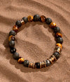 Picture of Streak of Luck - Tiger's Eye Lava Bracelet